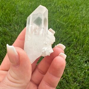 Clear Quartz Crystal Point - Natural White Crystal From Madagascar